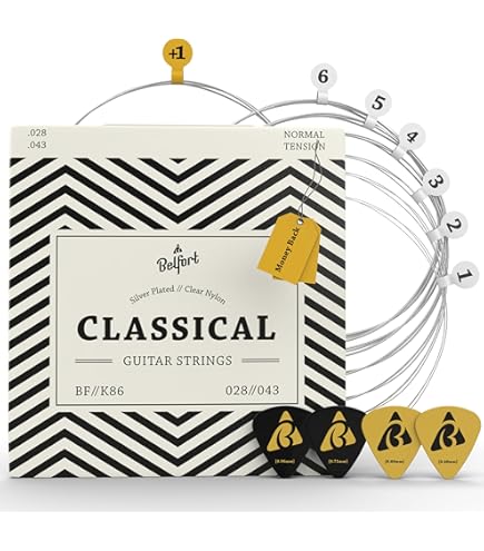 Guitare Classique Hannabach 652597 Série 815 Cordes Pour Guitare