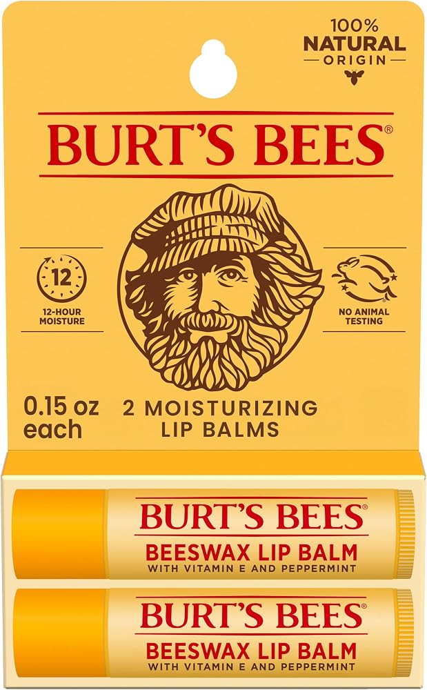Burts Bees Beeswax Lip Balm 2li