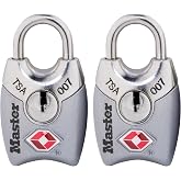 Master Lock 4689T TSA onaylı kilitli kilit, 2'li paket, &ccedil;eşitli renklerde