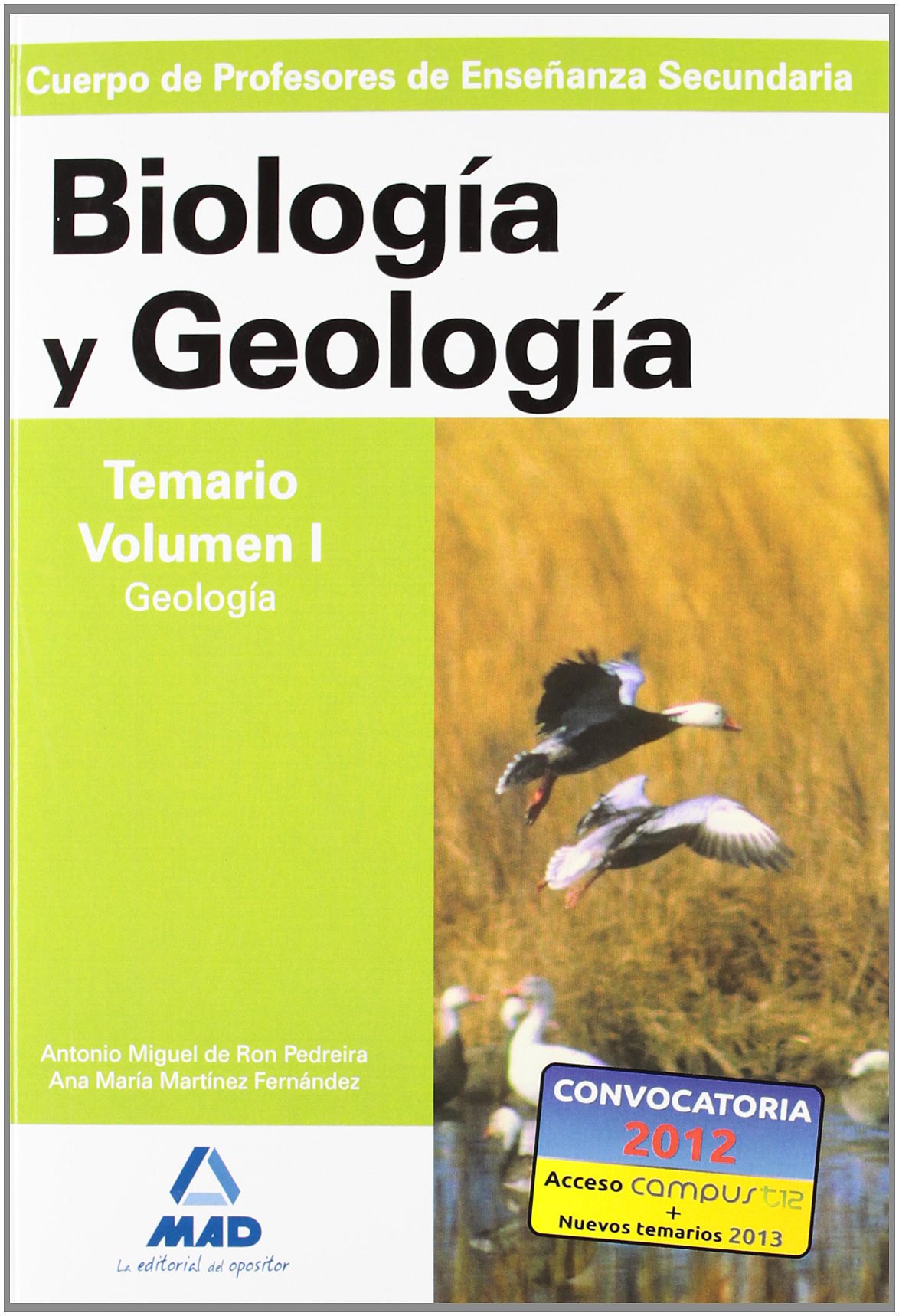 Cuerpo de profesores de enseñanza secundaria. Biología y geología. Temario. Volumen i. Geología