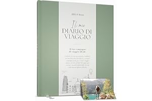BIBI & BEAU Diario di Viaggio & Taccuino delle Avventure – Scrapbook per Fino a 16 Viaggi (Verde)