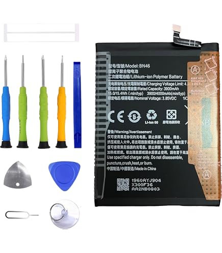 Batteria Originale Xiaomi BN46 4000mAh – Ioni Di Litio Per Redmi Note 8T E Altri