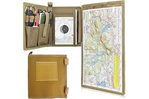 Peminkoo Sac de rangement pour cartes tactiques - Pliable - Pochette pour articles divers - Poche utilitaire E.DC - Poche à outils - Pour l'extérieur, la randonnée, le camping, la chasse