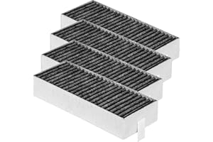 4 Stück Aktivkohlefilter für Dunstabzugshaube Siemens HZ9VRCR0 17004796 / Bosch HEZ9VRCR0 17004805 / Neff Z821VR0 17004806 / Gaggenau CA282111 / Constructa CZ9VRCR0, Umluftersatzfilter Zubehör