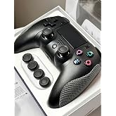 Hepu Premium Wireless Bluetooth Computer Gaming Arm - PS4 Slim, PS4 Pro and PC Compatible, Vibrating Ergonomic Gamepad, Joystick