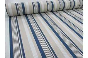 Confección Saymi Metraje 3,45 MTS. Tejido Lona acrílica Ref. Raya 57 Vaquera, con Ancho 3,20 MTS.