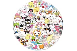 FANCICO Stickers Pack of 100 Cartoon Stickers for Water Bottles, Luggage, Bike, Car, Cute Gifts Party Supplies for Children, Teenagers, Adults