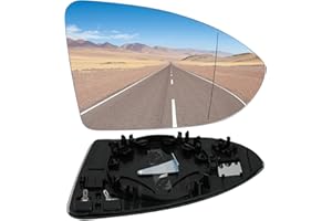 Convitex Wing Mirror Aspherical Glass Heated Right Side Replacement for VW Golf mk7 2012-2021 - Driver Off Side