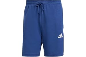 adidas Essential - Pantalón Corto de Rizo Francés de Tres Rayas - Pantalones Cortos Hombre