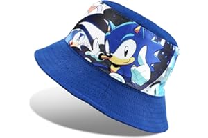 ANBOBILI Sombrero de Pescador para Niños, Spider-Man Sombrero de Cubo, Unisex Sombrero Cubo Anime Plegable, Algodón Gorro Pescador Niños, Sombrero de Sol, Bucket Hat Bebe, para Playa Camping Senderismo