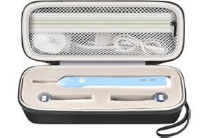 PAIYULE Travel Case Compatible with Oral-B Pro 1000 2000 3000 3500 CrossAction/Smart 1500 Electric Toothbrush, Power Rechargeable Tooth Brushes Storage Holder Cover Bag for Brush Head, Charger（Box Only)