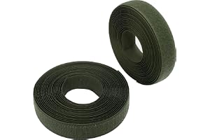 AERZETIX - C65943 – kardborreband/rulle 25 mm 5 meter – organisatör/buntband – band för klädpåsar – av polyamid och polyester