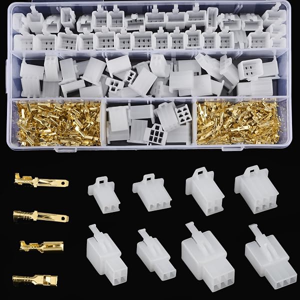 Pluworks Pinza Crimpatrice Capicorda con 500 Pezzi Connettori Elettrici Pluworks Pinza Crimpatrice Capicorda con 500 Pezzi Connettori Elettrici