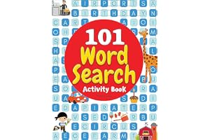 101 Word Search Activity Book: Large Grid Word Search Puzzles for Kids With Attractive Illustrations