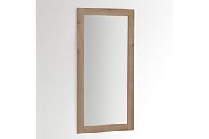 ARHome Specchiera Parete Modern, 120 x 60, Rovere Rustico, Specchio Parete Muro, Made in Italy