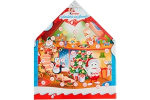 Kinder Calendario de Adviento Chocolate Casa de Navidad 184g