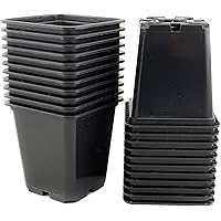 Bato 1 x Anzucht-Topf 0,5-L 9x9x10-cm zur Vor-Zucht geeignet Robuster Profi Anzucht Pflanztopf Blumentopf Vierkant…