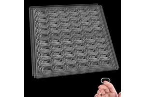 TAIXING 600Pcs Clear Sticky Tack Putty, Removable Glue Dots 13×8mm Adhesive Mounting Putty, Double Sided Sticky Dots Museum Putty for Home, Office, Kitchen, DIY Photos Wall, Posters, Party Decorations