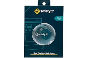Safety 1st Child Proof Clear View Stove Knob Covers (Set of 5)