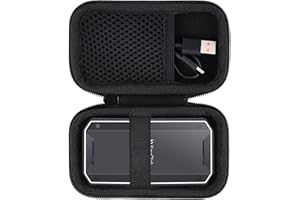 Khanka Hard Carrying Case for SanDisk Professional 1TB 2TB 4TB PRO-G40 SSD,Portable Storage Cover for Thunderbolt 3 External Solid State Drive，Case Only (Black)