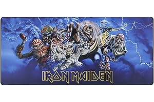 SUBSONIC Iron Maiden - antypoślizgowa podkładka pod mysz XXL 90 mm x 40 mm z koralikami wykończenie - oficjalna licencja