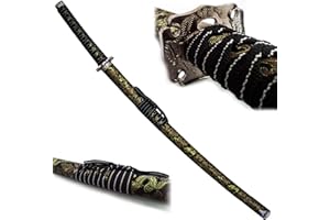 AREA SHOPPING KATANA ORNAMENTALE SPADA GIAPPONESE PER DA ARREDAMENTO IN SETA NERA ARREDAMENTO