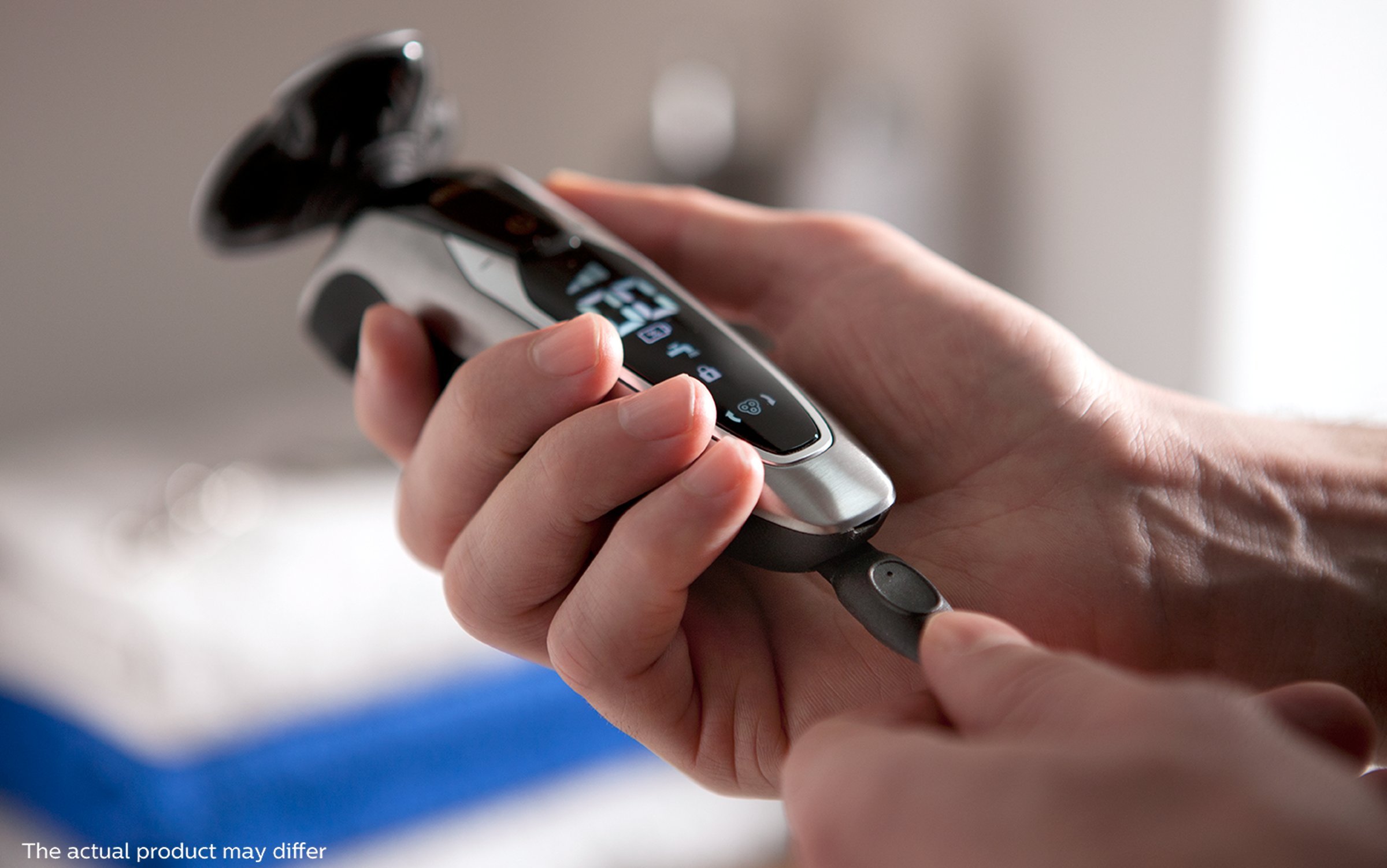 Philips-S911132-Afeitadora-elctrica-rotativa-para-hombre-color-negro