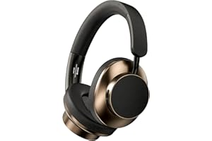 ND NEXT DESTINATION Cuffie senza fili Bluetooth 5.3 con Bass e Suono Stereo Casco a Fascia con Batteria a Lunga Durata Apparecchio acustico Moderno con Cancellazione del Rumore (Nero)