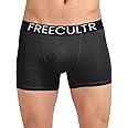 FREECULTR Organic Cotton Elastane Stretch Underwear for Men Breathable Comfortable Trunks Innerwear Sweat Absorbing Undergarments with Ultrasoft Waistband