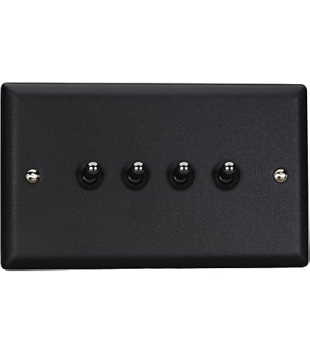 Varilight Schraubenloser Premium Weiß Kunststoff 10A 2-Wege VARILIGHT Dolly Schalter