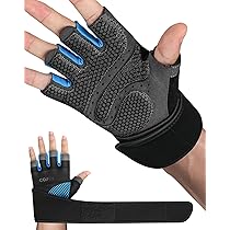 Guanti Da Palestra Unisex Con Supporto Polsi - Palmo In Silicione Antiscivolo, Per Sollevamento Pesi E Fitness