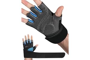 COFIT Transpirable Guantes de Entrenamiento, Antideslizante Guantes de Fitness Hombres y Mujeres con Protección Completa de Muñeca y Palma Guantes de Gimnasio para Levantamiento de Pesas