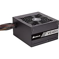 Corsair VS450 450 W Active PFC 80 PLUS Certified Power Supply Unit - Black