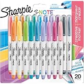 SHARPIE S-Note Kreatif Mark&ouml;r, 20'li Blister, Karışık, 20'li