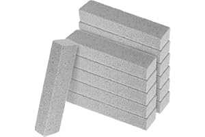QWORK® 12 Piezas Piedra Pómez De Limpieza, Cleaning Block, Bloque para Limpieza, para Cocina, Barbacoa, Baño, Inodoro, Pedicura, Piscina