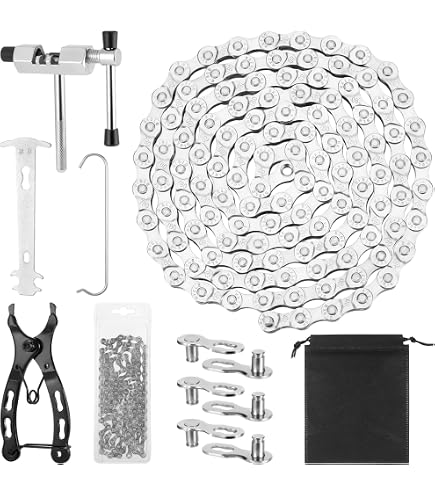 TAYA Maglie Di Collegamento Per Catena Bicicletta - SCL-23 Per Catene Singole E 7-8 Velocità, Confezione Da 2 Set Con Rivestimento Antiruggine GST - 4