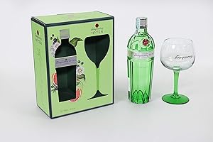 Tanqueray Ten Gin, 700 ml - Confezione Regalo con Bicchiere