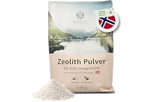 ‎MAISON NATURELLE MAISON NATURELLE ® - Zeolith Klinoptilolith Pulver (1000 g) - tribomechanisch mikronisiert & aktiviert
