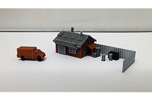 Outland Models Matériel ferroviaire pour atelier/magasin de pièces à l'échelle Z 1:220