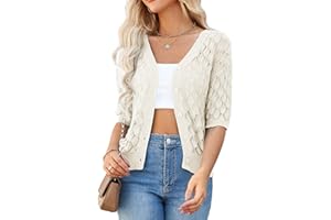 GRACE KARIN Gilet da Donna Vintage con Scollo a V E Gancio sul Davanti
