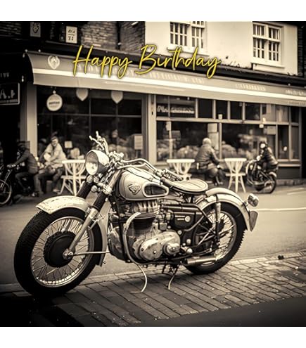 Special Birthday Card For Men - Vintage Sports Car Greeting - Classic Motor - Male Happy Bday Best Wishes All Ages - Unique Unusual Cool Vector Art - View #7