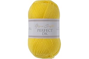 Utopia Crafts DK Double Knitting Yarn 100g Yellow Corn