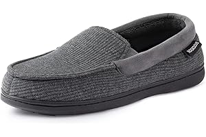 RockDove Men’s Removable Insole Slippers with SILVADUR Anti-Odor Protection