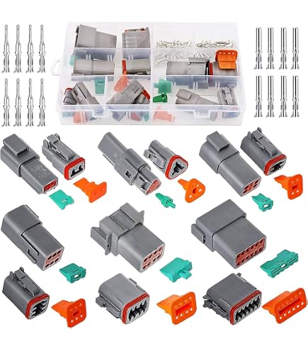 Deutsch DT Panel Stecker Buchse Flanschmontage DT Panel Steckverbinder-Set - Flanschmontage Mit 2,3,4,6,8 Oder 12 Polen Für Elektronik Deutsch Stecker