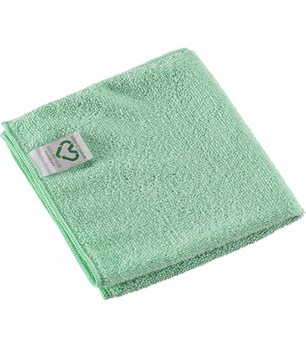 Vileda Professional MicroTuff Plus – Panno In Microfibra Verde 38x38 Cm, Confezione Da 5 Pezzi - 3