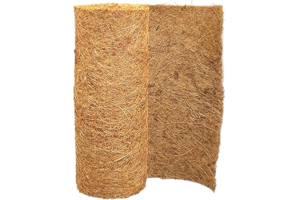 SUNYAY 30x200 cm en Fibre de Coco Naturelle Apis Reptile Terrarium Linner Litières pour Reptiles, Serpents, Tortues, Lézards et Insectes