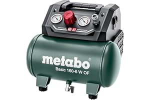 metabo 601501000 - Compresor Basic 160-6 W OF Potencia 0,9 Kw calderín 24 l Couleur