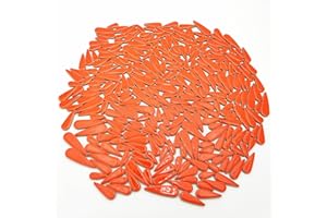 BTMIEY Carreaux de mosaïque en céramique en forme de goutte d'eau pour loisirs créatifs, cadres photo, tasses, pots de fleurs, aquariums, vases, fabrication de pierres de pas (orange)