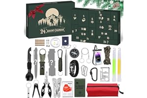 Hretvoi Calendario Adviento Hombre 2025,Herramientas Calendario de Adviento para Adultos Adolescentes Chico,Kit Supervivencia Profesional Advent Calendar Men,Regalos Navidad Padres Maridos y Novios