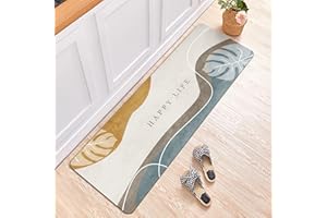 LXWINNER Tappetino Super Assorbente,Tappeto Bagno Diatomite,Microfibra Tappeto Assorbente,Tappeto Bagno Antiscivolo Tappetino Doccia Asciugatura Rapida, per Casa,Camera da Letto,Cucina, (50_x_150_cm, CF36)